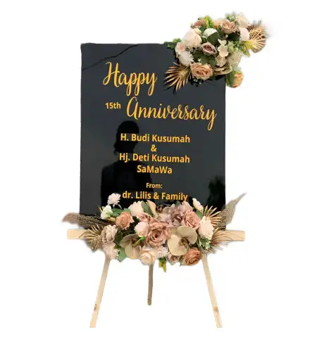 Papan Bunga Akrilik manonjaya