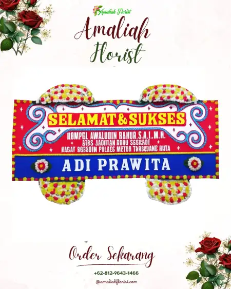 Papan Bunga Ucapan Selamat manonjaya